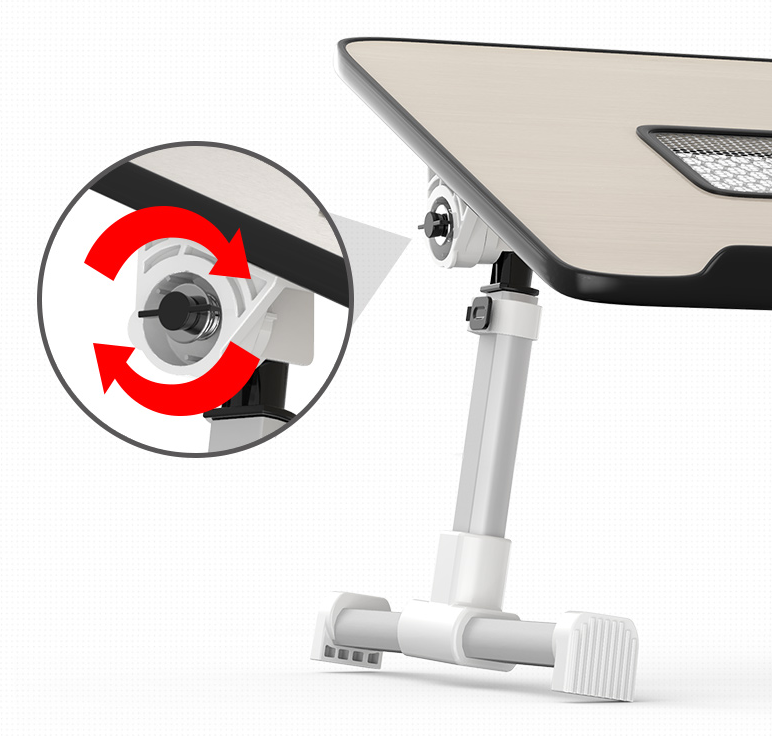Table de lit pour ordinateur portable réglable Support de bureau pliable Notebook