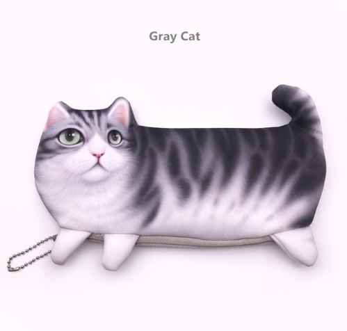 Cute Cat Makeup Case Travel Organizer Cosmetic Bags Neceser Toilette Cosmetic Pencil Case
