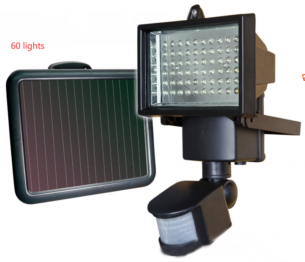 Lampe solaire à détecteur de corps infrarouge