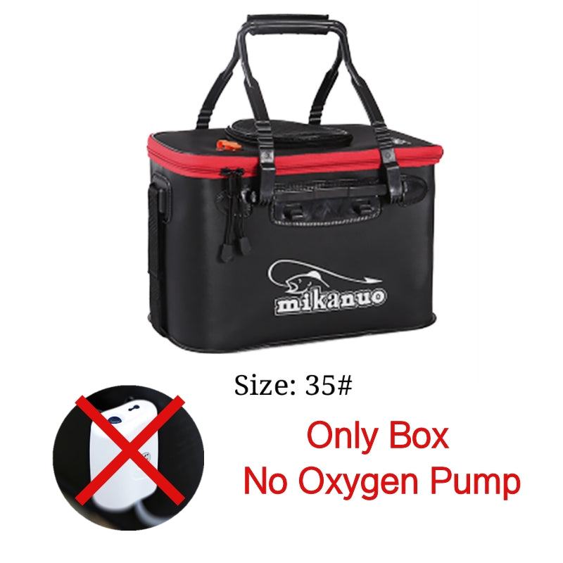 EVA sac de pêche portable pliant Thicken Live Fishing Box Tank Bucket Camping Fishing Tack