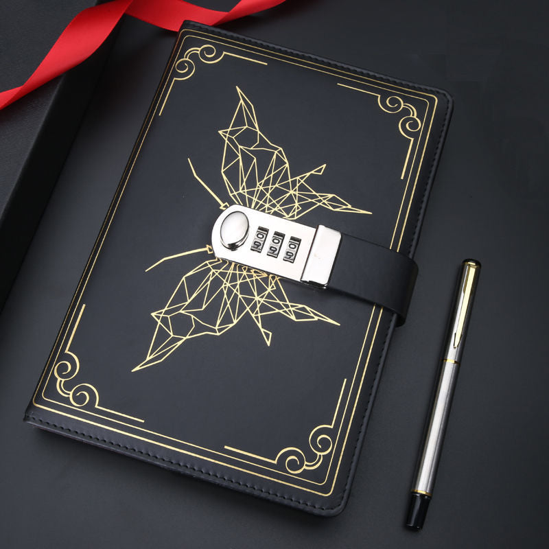 Exquis Retro Notebook Hand Account Butterfly Codebook