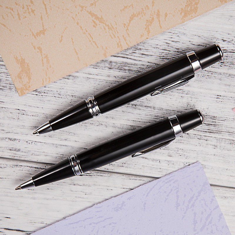 Stylo d'huile de stylo à bille en métal court