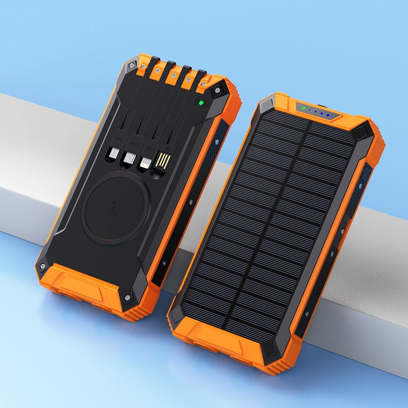 Outdoor Solar Wireless High-Capacity Power Bank
