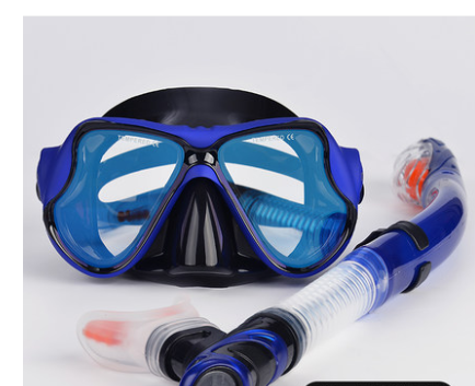 Snorkeling Sambo Set Snorkel complet à sec Grand cadre Anti-fog Myopia Gants Equipme de natation