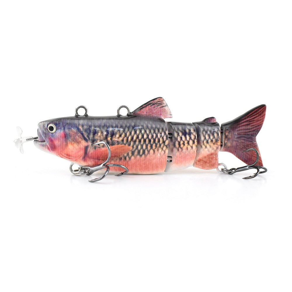 4-Section Iron Link Automatic Electronic Swimming Propeller