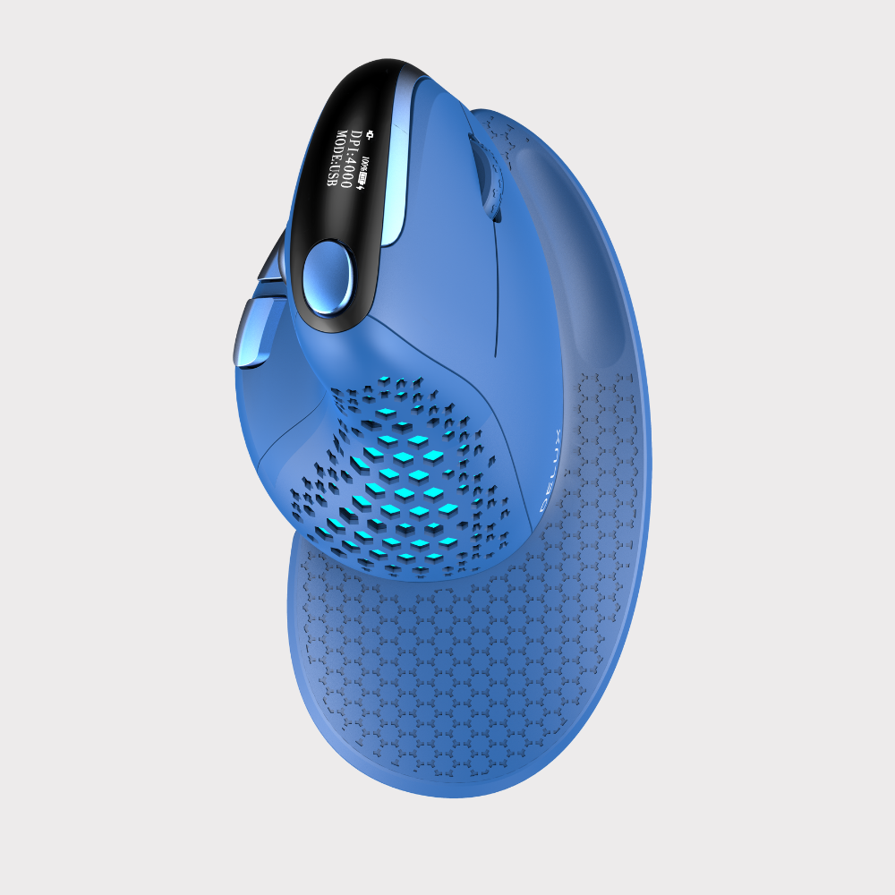 M618XSD Thumb Roue Ergonomie Souris rechargeable Bluetooth à trois modes