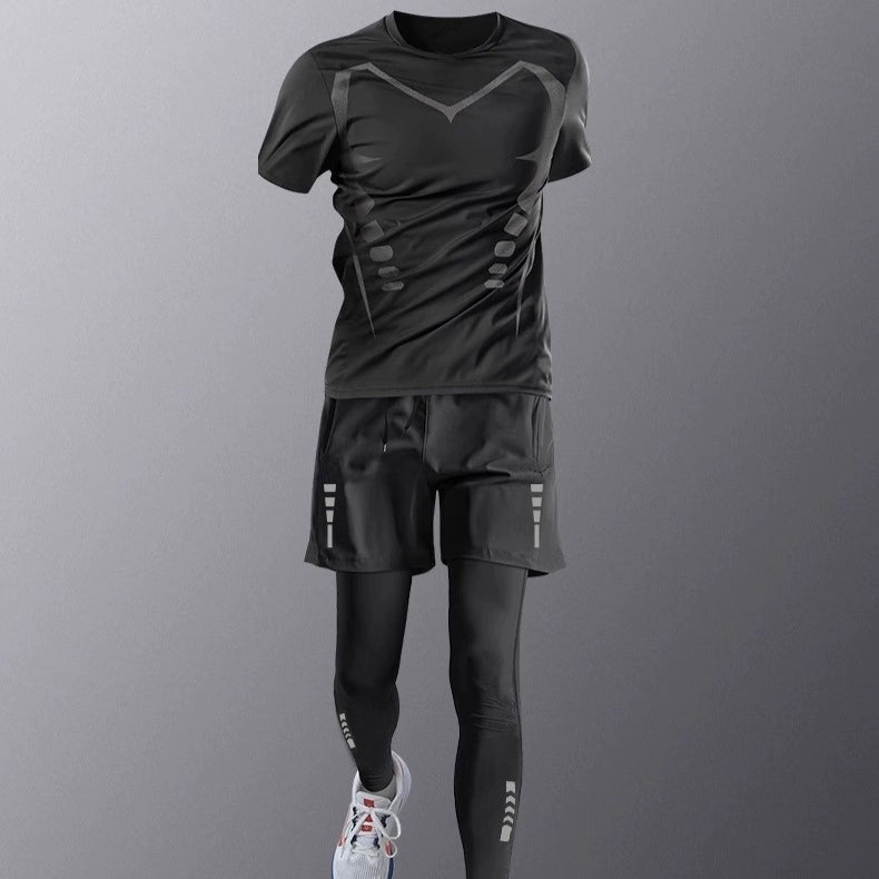 Vêtements de gymnastique en plein air T-shirt d'entraînement T-shirt Tight Long Sleeve