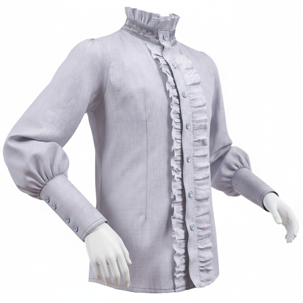 Garçons Chemise en coton manches longues Formel Casual Top Bleu Gris Enfants 3-14Y
