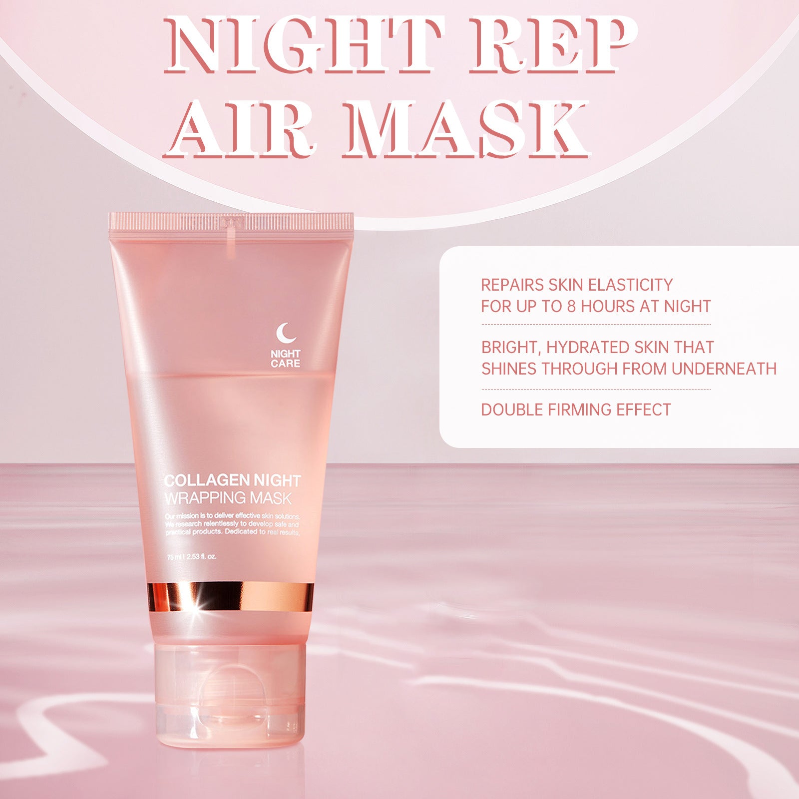Masque de collagène sans marque pour augmenter l'élasticité de la peau