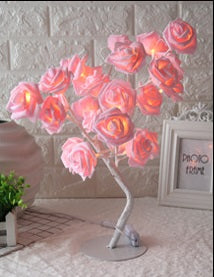 Lampe à arbre LED Rose Petit arbre lampe de modélisation lampe de table