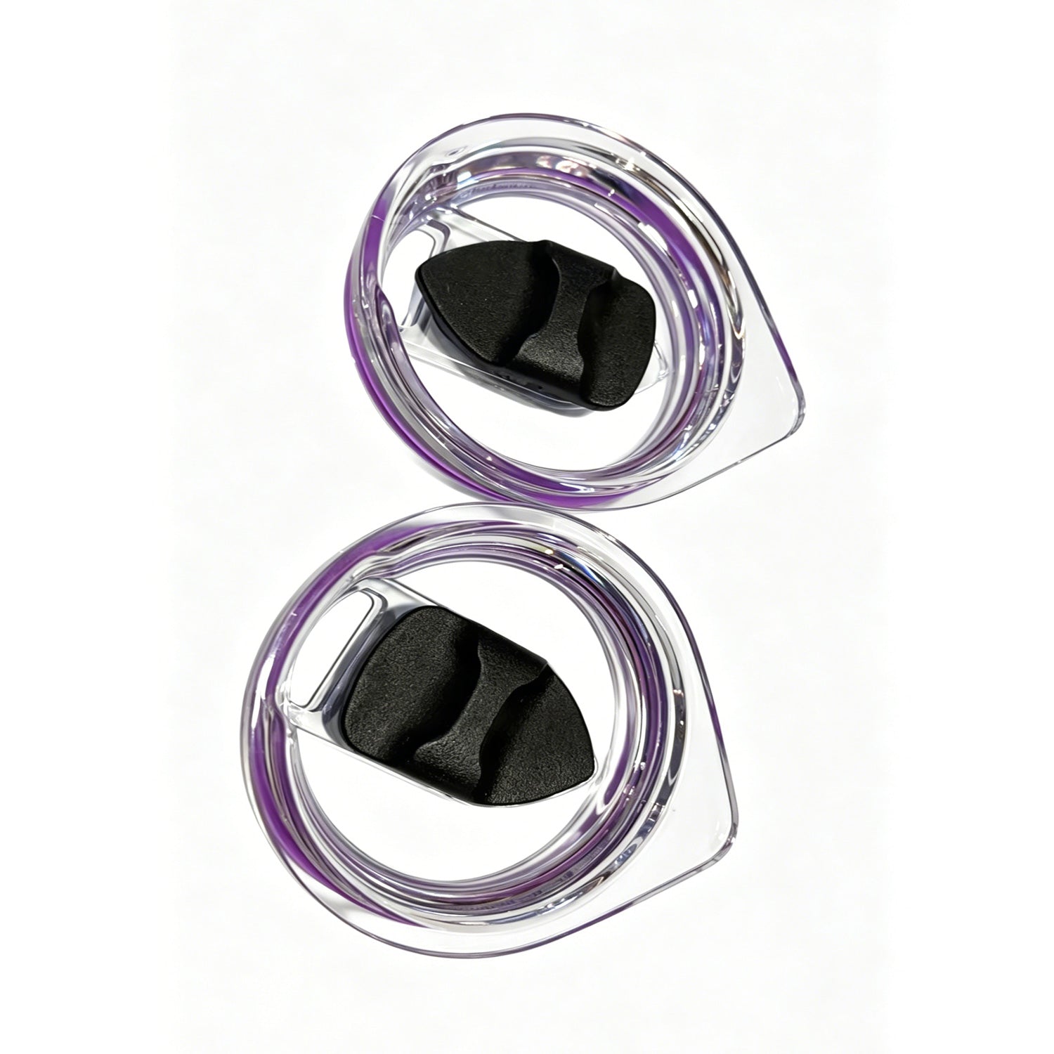 Couvercle de tasse 2Pcs Couvercle de tasse 10 oz ou 20 oz Slider magnétique Spill Proof Tumbler