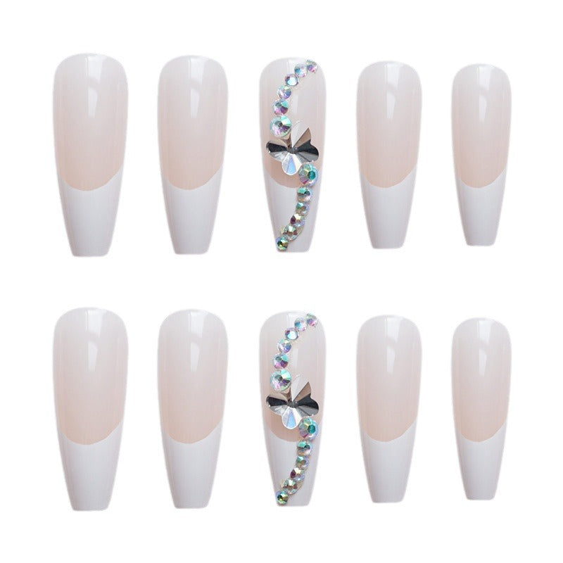 Stickers Nail Portable Faux-Fils de Papillon