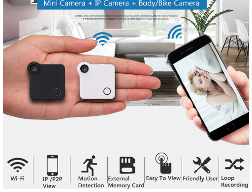 Mini-caméra wifi sans fil