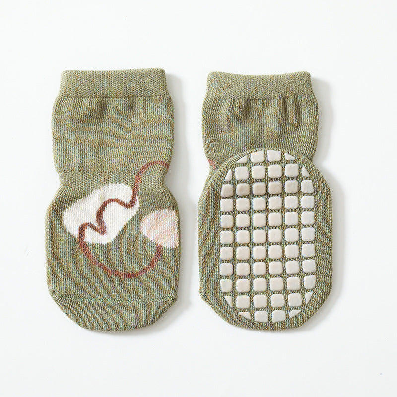 Bébé Automne et hiver Colle antidérapante Fond Chaussettes antidérapantes Tube Chaussettes