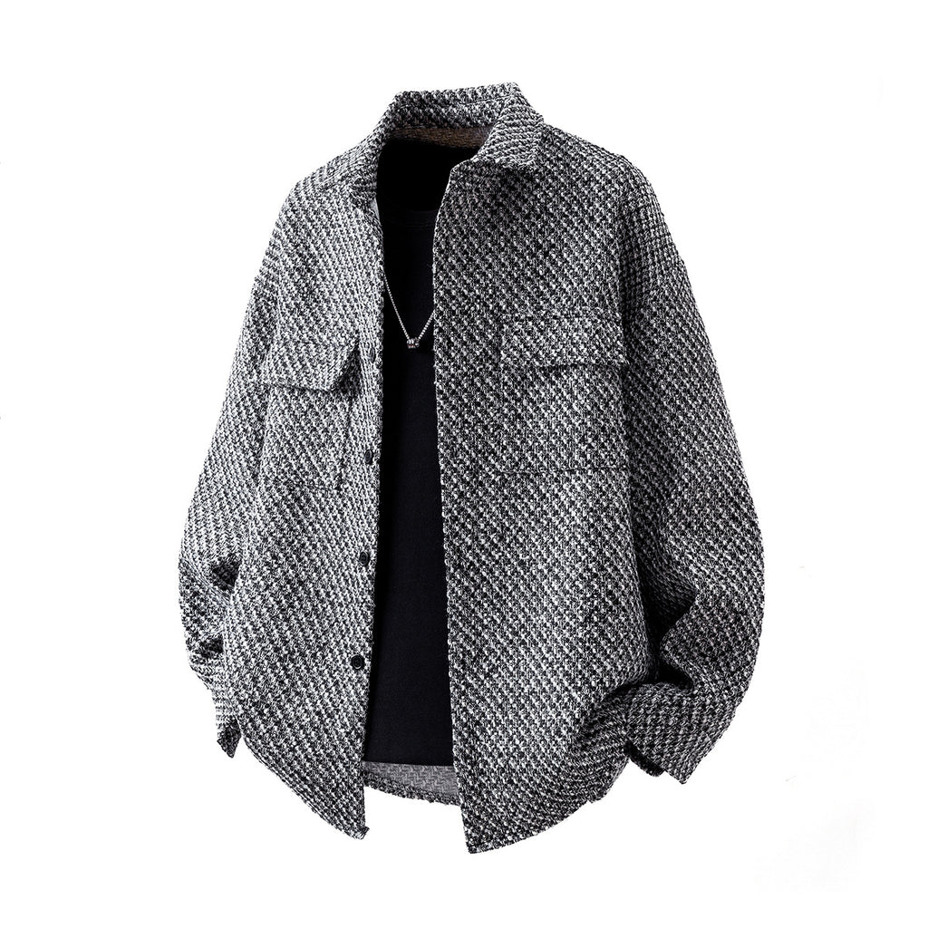 Veste Homme Américain-Style Retro Houndstooth