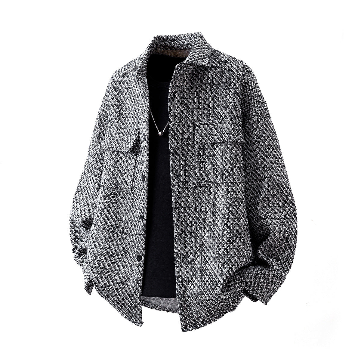 Veste Homme Américain-Style Retro Houndstooth