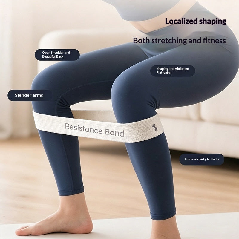 Bande de résistance à la boucle élastique pour femmes de yoga tricoté
