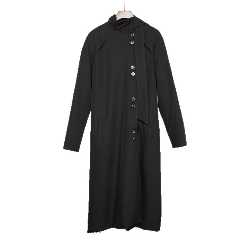 Manteau de longue taille pour hommes de style japonais irrégulier