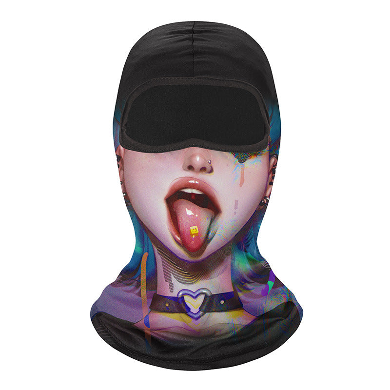Masque de cyclisme extérieur Écharpe Soleil bloc et écharpe imperméable Linge de vélo Respirant Sports H