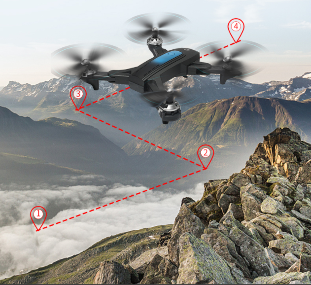 Drone photographie aérienne gps hd 4k mini jouet