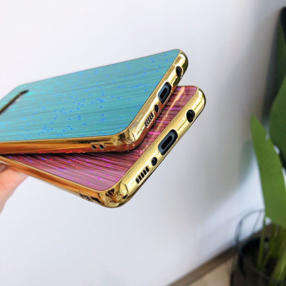 Cas de téléphone de météore coloré électroplaçant