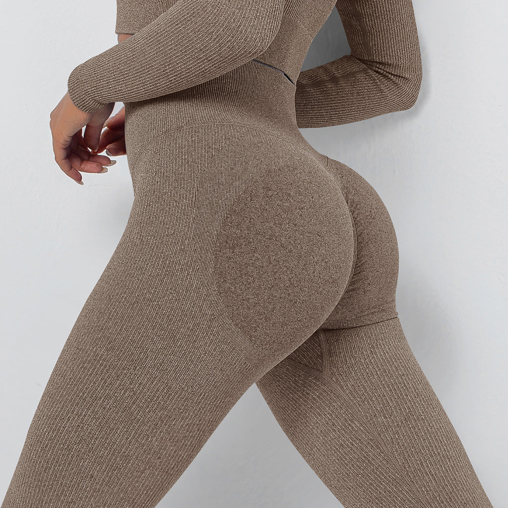 Pantalons de yoga sans couture européenne et américaine