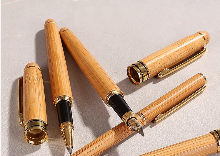 Stylo Bamboo Stylo Bamboo Stylo à bille Stylo à lettre Cadeau client Stylo dur Stylo Bamboo neutre