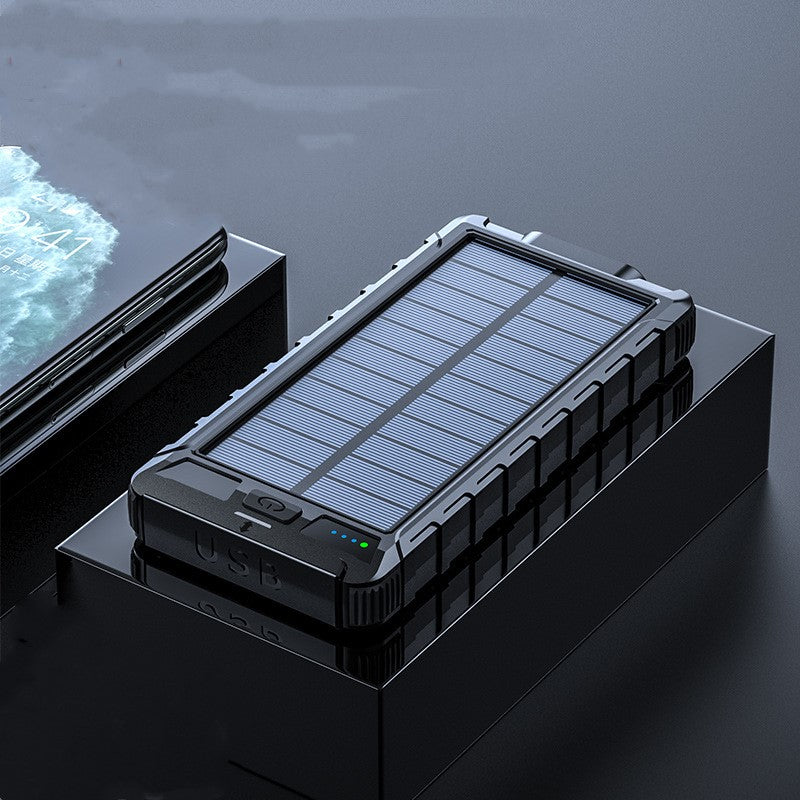 Banque de puissance solaire sans fil PD extérieur charge rapide ultra grande capacité 20000 mAh puissance ba