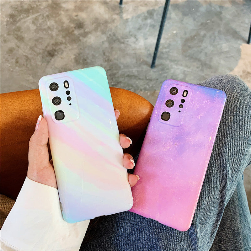 Cas de téléphone mobile Rainbow star