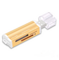 Multi en un lecteur de carte Mini polyvalent SDTF Caméra de téléphone portable Carte mémoire USB universelle