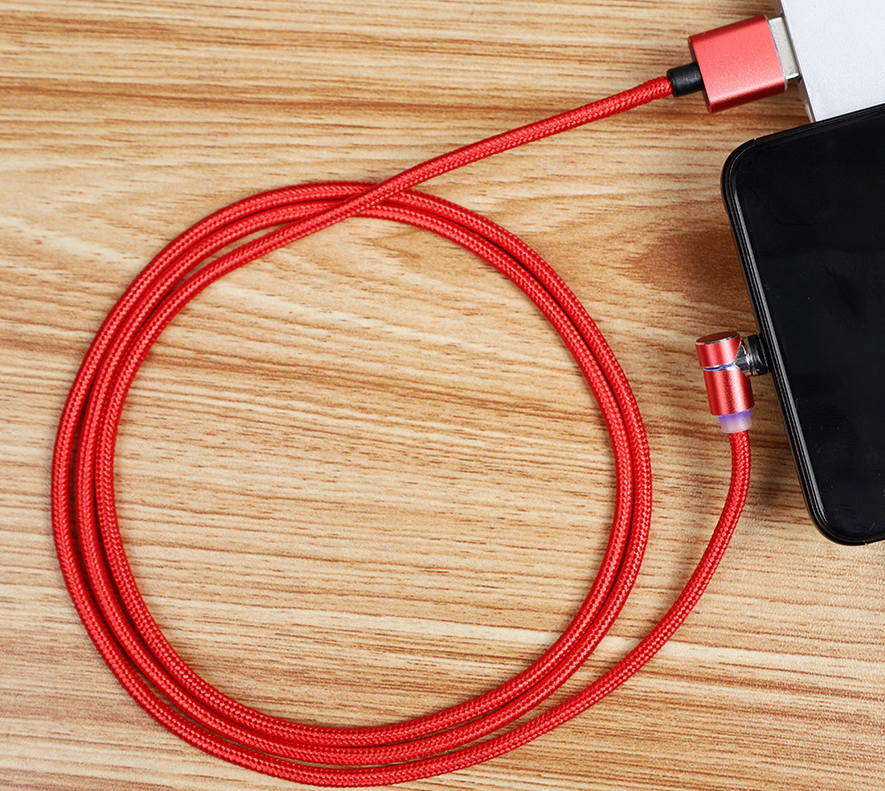 Câble magnétique LED Magnet Chargeur Câble USB & USB Type-C USB C