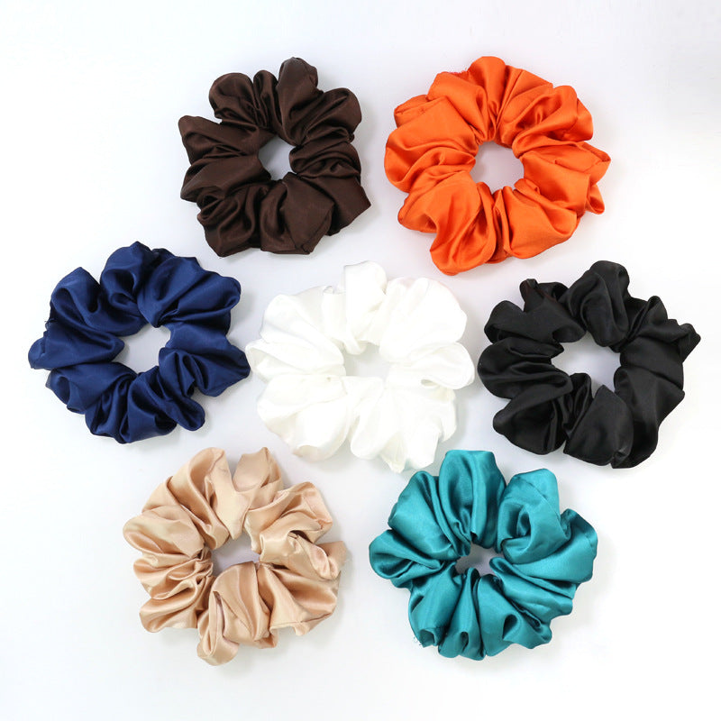 Couleur vive Cercle de satin Grande coiffure de cercle intestinal