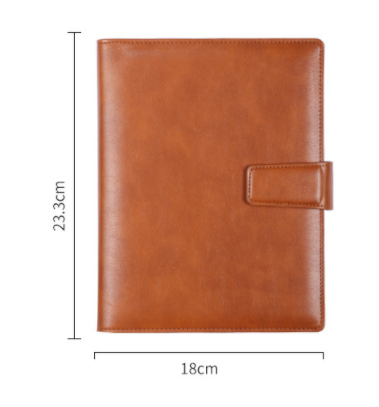 A5 boucle en cuir 6 trous clip portable