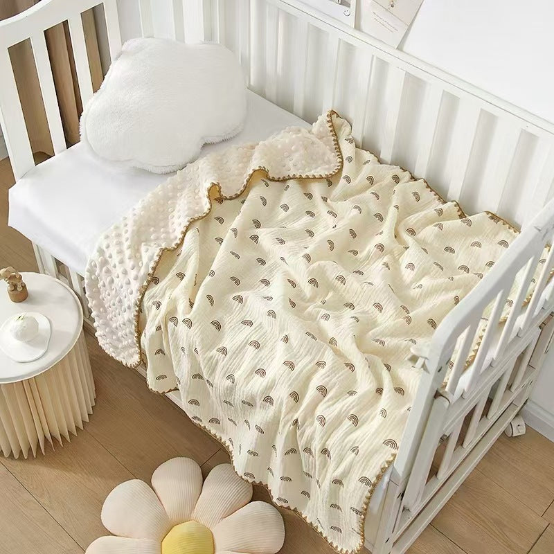 Type A Pure Cotton Gauze Doux Couverture bébé pour nouveau-nés et nourrissons