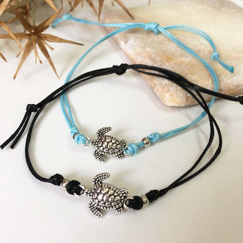 Pendentif de tortue à corde tressée à la mode pour les femmes
