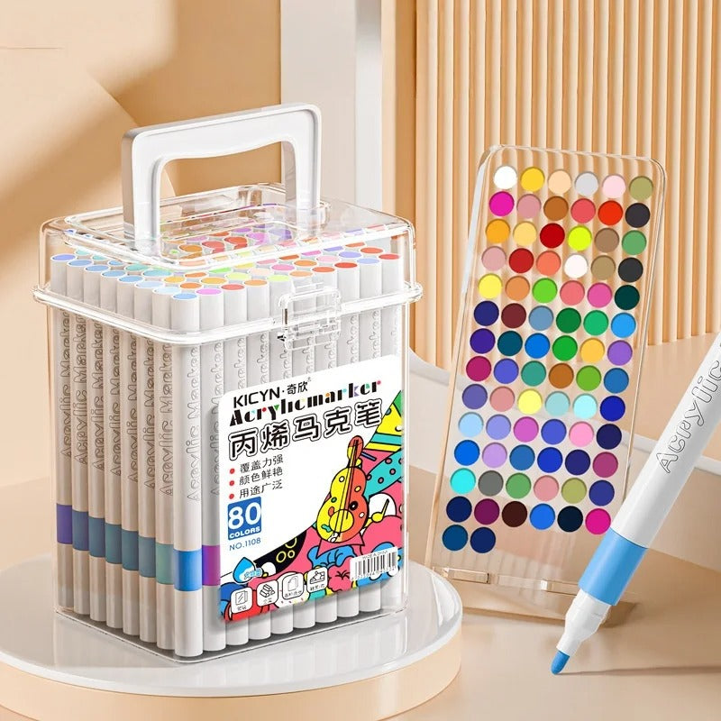 Marqueur acrylique 120pcs pour les élèves de l'école primaire