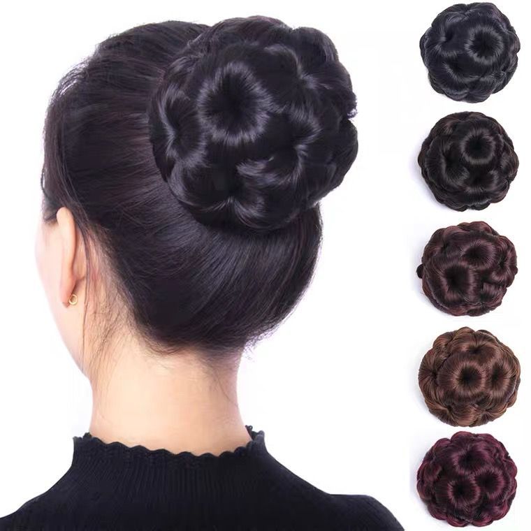 Anneau de cheveux en soie à haute température
