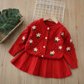 Set de deux pièces de petite fille et de tissage pour les filles
