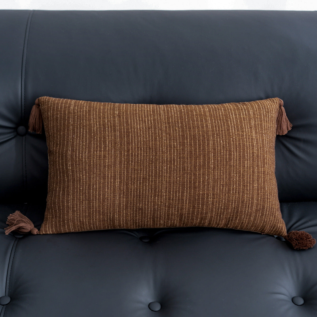 Salle de séjour Canapé Lancer Oreiller Lombaire Couvre oreiller Dos Coussin Siège Pad