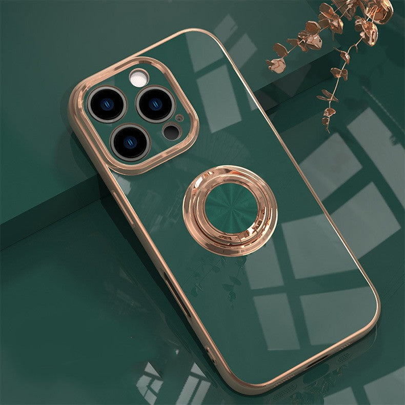 Coffret de téléphone portable monté sur une voiture, avec bague électronique