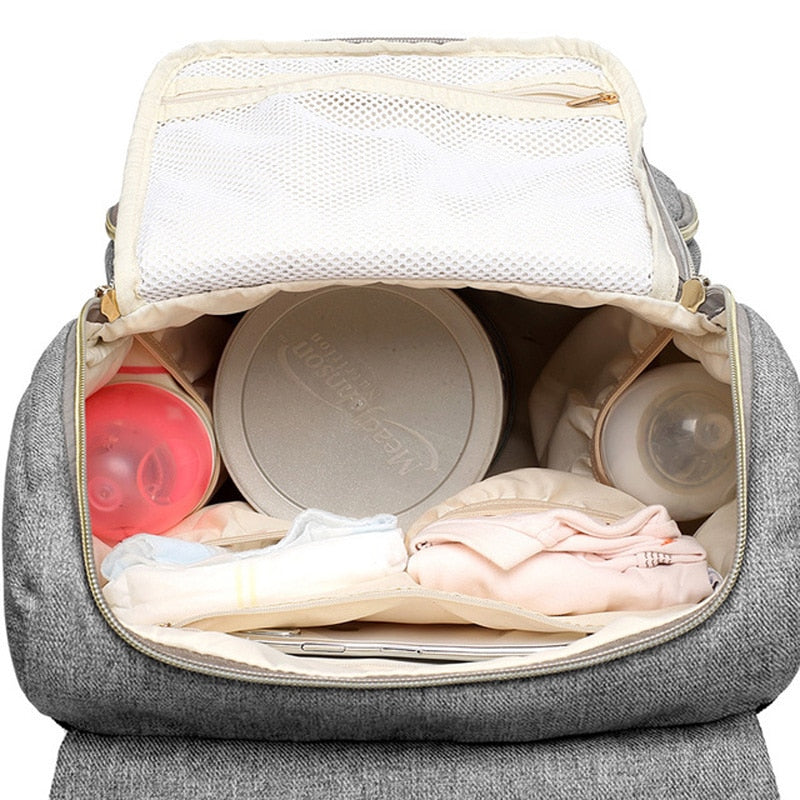 Lait Daddy Sac à Dossard Étanche Sac à Dos de maman Pack de grossesse USB Bouteille de recharge Heati