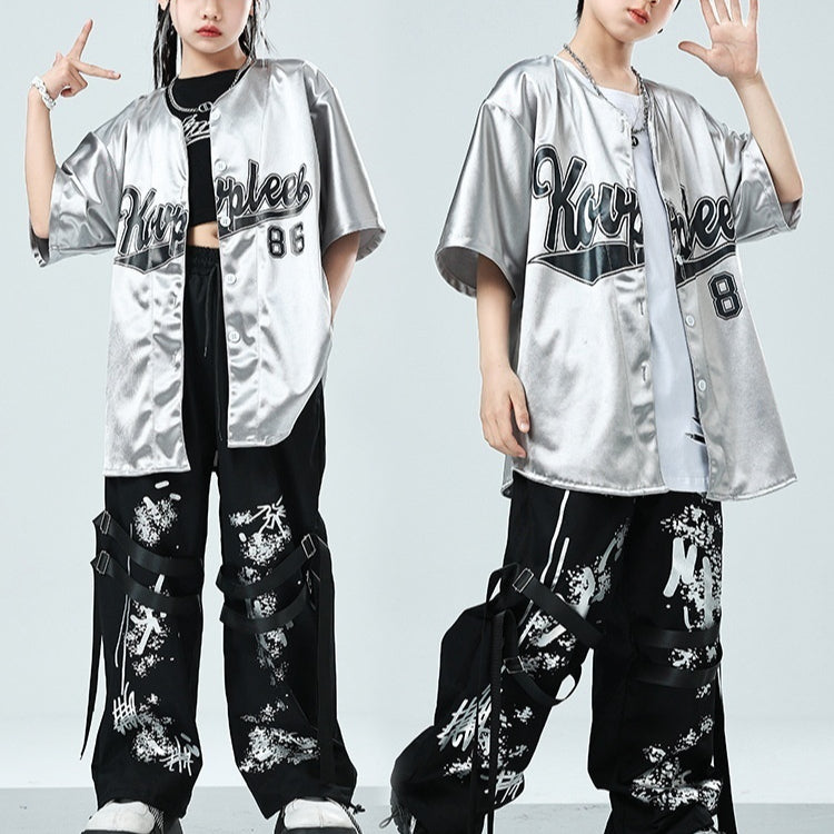 Kids' baseball jacket set