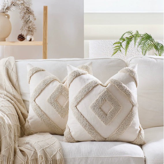 Couvercle d'oreiller à lancer Moderne Coussin d'oreiller haut de gamme léger et luxueux