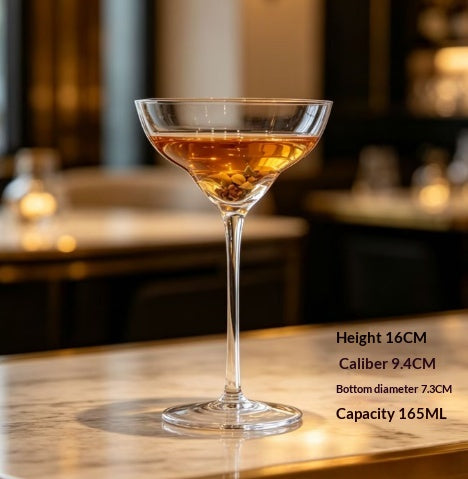 Creative and Personalized Cocktail Glass with a Margarita Sauce Crystal Tall Stemchampagne