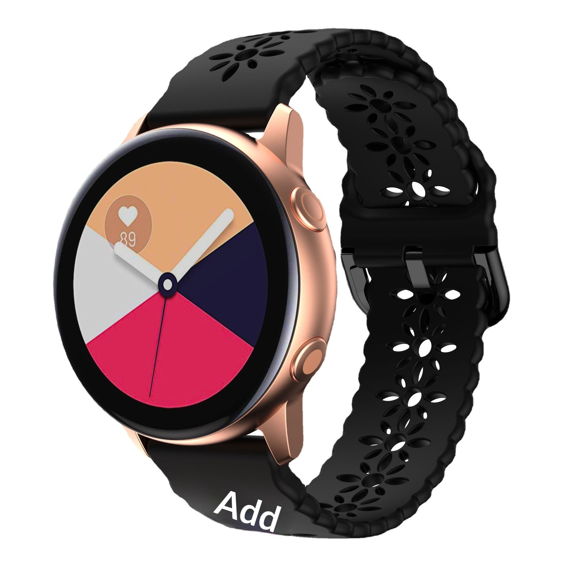 Bracelet d'horloge en silicone pour Plum Blossom