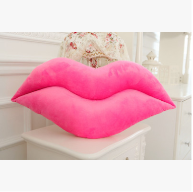 Creative sexy peluche oreiller grandes lèvres
