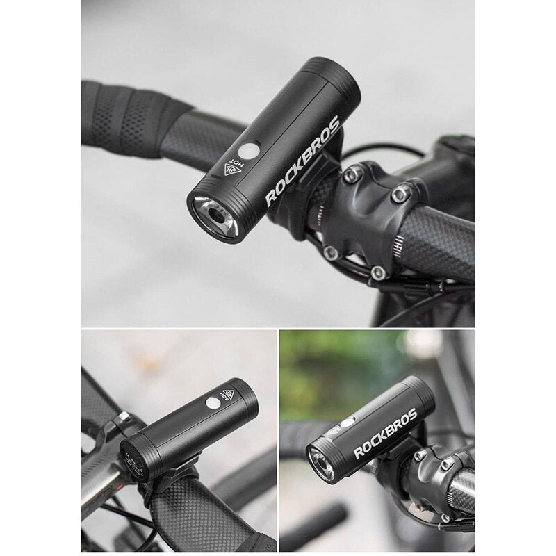 Lampe à vélo nuit équitation lampe de poche lumineuse