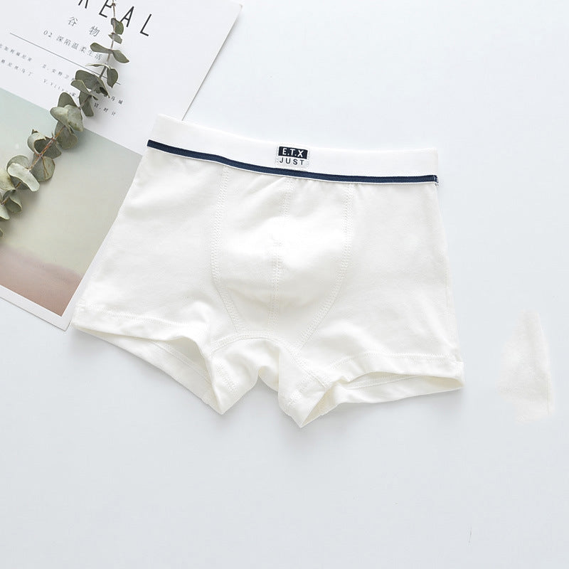 Cinq paquets de sous-vêtements en coton pour enfants respirant