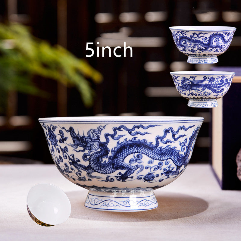Bols de nouilles domestiques Os de céramique Chine pour manger