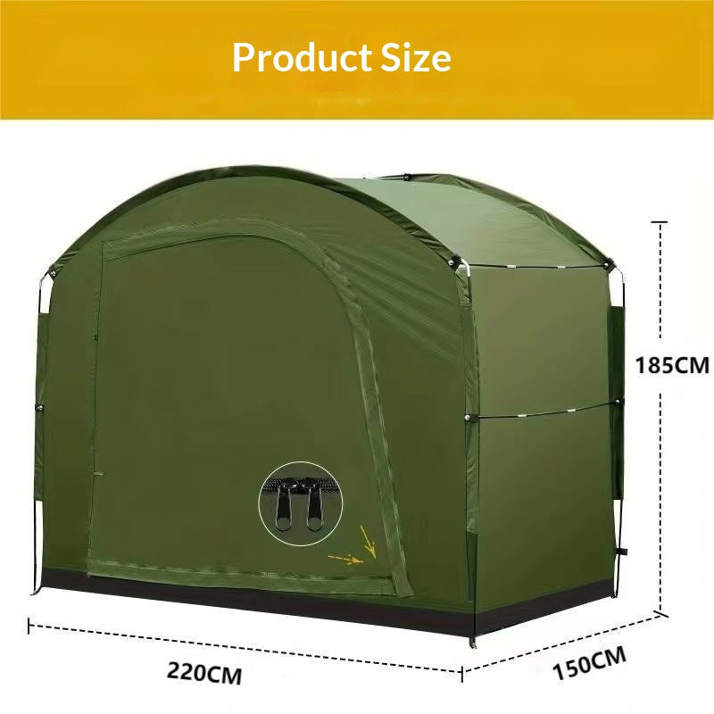 Rangement extérieur et station de stationnement Tente pour VTT Grande capacité